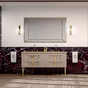 Oasis Prestige Композиция №4 Комплект мебели напольный, 173х55хh218 см, цвет: Tortora/золото