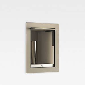 Armani Roca Island Комплект: Гигиенический выдвижной душ встроенный в шкафчик, шланг 1.8 м, цвет: greige