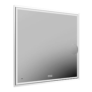 Kerama Marazzi Tecno Зеркало 90х80см., c LED подсветкой, с макро линзой, с функцией антизапотевание