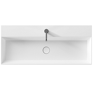 Alice Spy Раковина 101x46х13.5см., накладная/подвесная, без отв., цвет: белый глянцевый