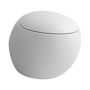 Laufen Alessi One Унитаз подвесной 58х39см, безободковый, покрытие LCC, цвет: белый матовый