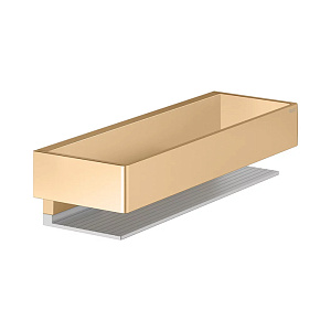 Keuco Edition 11 Полочка для душа, подвесная, цвет: brushed brass/aluminium