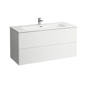 Laufen Pro S Комплект, раковина и база 120x50x61см, с 2 ящиками с мех. push-and-pull, цвет: белый матовый