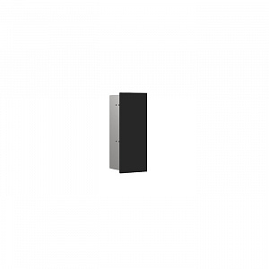 EMCO Asis Pure Модуль для унитаза, встраиваемый, ершик для унитаза, дверь левая, цвет: черный