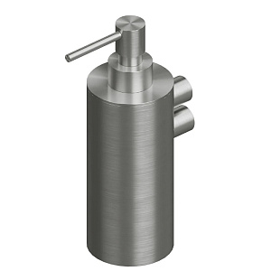 QuadroDesign Дозатор для жидкого мыла, подвесной, цвет: Brushed Stainless Steel