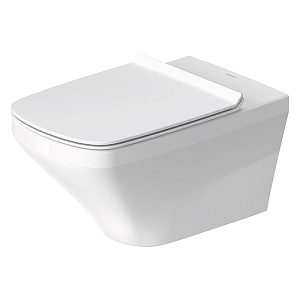 Duravit DuraStyle Унитаз удлиненный подвесной безободковый 62х37см., с креплением, цвет: белый 