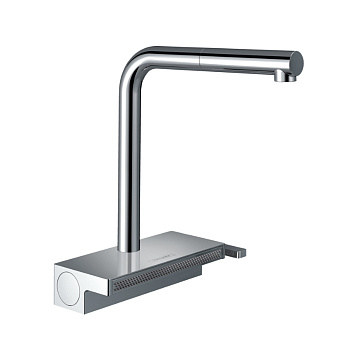 Hansgrohe Aquno Select M81 Смеситель для кухни, 1 отв., с вытяжным душем, sBox, цвет: хром