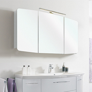 Pelipal Cassca Зеркальный шкаф с светодиодной подсветкой 140х70х17см, цвет белый глянц