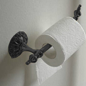 Sbordoni Flora Держатель для туалетной бумаги, цвет: черный никель