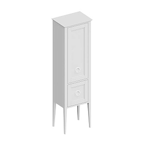 Kerama Marazzi Plaza Classic Пенал напольный 45x175см, цвет: белый матовый