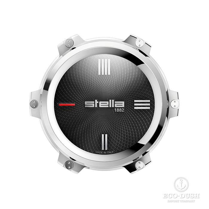 Stella Timeaster Смеситель на борт ванны на 2 отверстия 3267RG, ручка d=65мм, цвет: хром