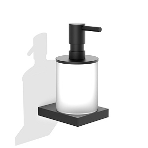 Decor Walther Contract Дозатор для жидкого мыла, подвесной, цвет: черный матовый