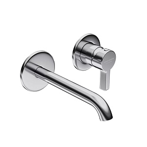 Kerama Marazzi Linea Смеситель для раковины, встраиваемый, излив: 17см., цвет: хром