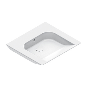 Catalano Comfort Раковина 60x55см, без отв., цвет: белый глянцевый