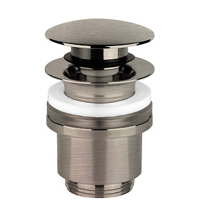 Gessi Technical accessories Автоматический донный клапан “Stop&Go” для раковины c переливом, цвет: Finox Brushed Nickel