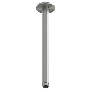 QuadroDesign Держатель верхнего душа, потолочный 30см., цвет: brushed stainless steel