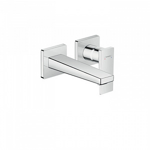 Hansgrohe Metropol Смеситель для раковины, .однорычажный, настенный, излив: 18см., внешняя часть, цвет: хром