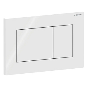 Geberit Sigma01 Клавиша для унитаза, двойного смыва, цвет: хром матовый