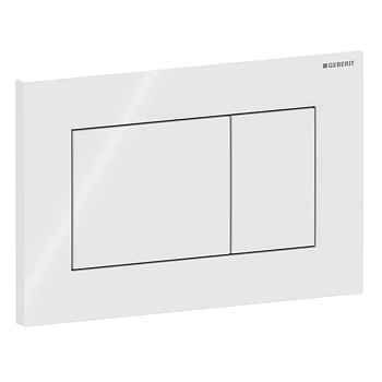 Geberit Sigma01 Клавиша для унитаза, двойного смыва, цвет: хром матовый