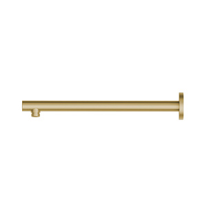 Newform Head Showers Душевой кронштейн 35см, настенный, закругленный, цвет: PVD brushed gold