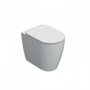 Globo Mode Унитаз напольный безободковый 53х34х43 см, слив универсальный, цвет: белый