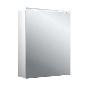 Emco Pure II Зеркальный шкаф 60см., с подсветкой  Classicleuchte, навесная модель, с подсв. для раковины, 1 дверка
