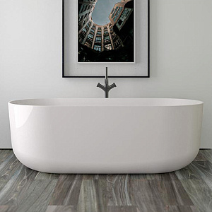 Knief  Venice Ванна отдельностоящая 180x85x60см., щелевой перелив, цвет: белый