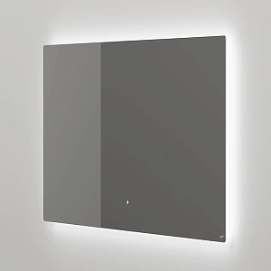 Salini Зеркало для ванны OMBRA 100х90х2.5см., с LED подсветкой, влагостойкое AGC Сrystalvision, сенс. выкл., крепления, обогрев, антизапот.