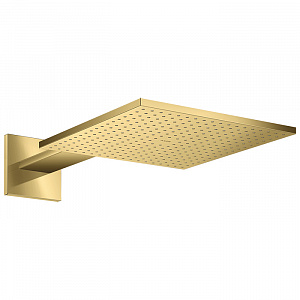Axor ShowerSolutions Верхний душ, 30x30см, 1jet, с держателем 45см, настенный, цвет: полированное золото