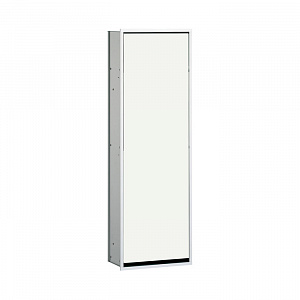 EMCO Asis 300 Шкаф встраиваемый, 2 полки, дверь правая/левая, подвесной, цвет: алюминий/белый ELS