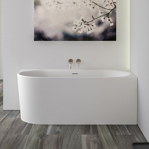 Knief Fresh XS Ванна в правый угол 155х80х60см.,слив щелевой, без слив-перелива, цвет: белый матовый