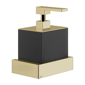 Gessi Inverso Accessories Дозатор для жидкого мыла, подвесной, цвет: черный/Brass Brushed PVD