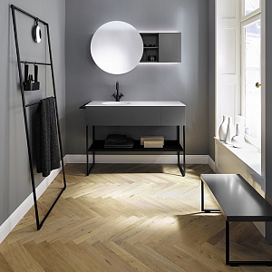Burgbad Coco Комплект напольной мебели 120x50x87 см, цвет: серый
