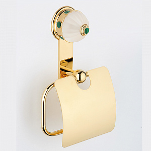 THG Cheverny Malachite Держатель туалетной бумаги, подвесной, цвет: золото