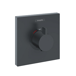 Hansgrohe ShowerSelect Смеситель для душа, встраиваемый, термостатический, цвет: черный матовый