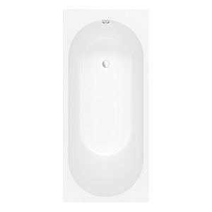 Villeroy&Boch Oberon 2.0 Ванна встраиваемая 180x80см, слив сбоку, материал: Quaryl, цвет: альпийский белый