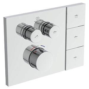 Ideal Standard Ceratherm Navigo Solos Смеситель для душа, встраиваемый, термостатический, цвет: хром
