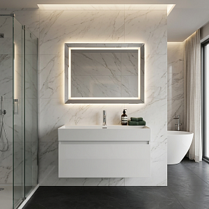 Ideal Standard Finesse Тумба с раковиной 80x50см, подвесная, 1 ящик, 1 отв., цвет: белый матовый