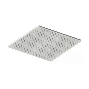 QuadroDesign Верхний душ 30х30см., настенный/потолочный, 1 режим, цвет: Brushed Stainless Steel