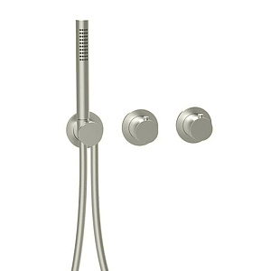 Almar Смеситель для душа, встраиваемый, с ручным душем, на 2-3 источника, цвет: Nichel Brushed