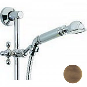 CISAL Shower Душевой гарнитур:ручная лейка,шланг 150 см,штанга 60 см, цвет: бронза