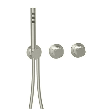 Almar Смеситель для душа, встраиваемый, с ручным душем, на 2-3 источника, цвет: Nichel Brushed