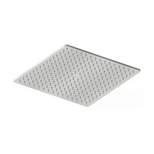 QuadroDesign Верхний душ 40х40см., настенный/потолочный, 1 режим, цвет: Brushed Stainless Steel