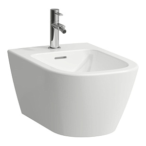 Laufen Meda Биде подвесное 54x36x27см., 1 отв., цвет: белый глянцевый