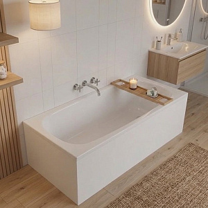 Ideal Standard Dolce Vita Ванна 170x75 см, встраиваемая, акрил, без панелей, перелива, ножки в комплекте, цвет: белый глянец