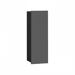 EMCO Asis 2.0 Модуль для унитаза, встраиваемый, с ершиком, 1 дверь правая/левая, цвет: черный