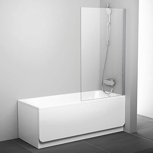 Ravak Pivot Шторка для ванны 80см., транспарент, цвет: блестящий