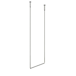 Gessi Goccia Полотенцедержатель потолочный - 60хh160см., цвет: Brushed chrome