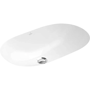 Villeroy&Boch O.novo Раковина для установки под столешницу 53х32х20.5, с переливом, цвет: альпийский белый