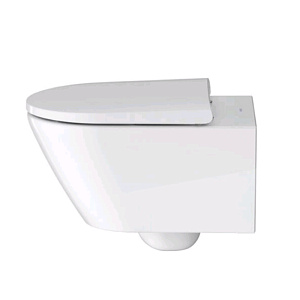 Duravit D-Neo Унитаз 37х54см., подвесной, безободковый, цвет: белый матовый сатинированный